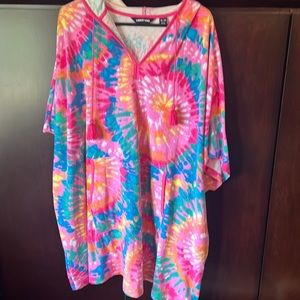 Lands’ End Plus size Terry coverup 1X/2X